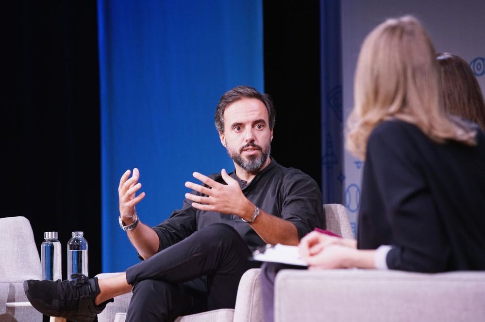 Founders Pledge signer Jose Neves, the founder of Farfetch.  Bennett Raglin/Getty Images for Fast Company