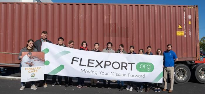 Flexport Employees Volunteering at MedShare sending off a Shipment to the Indigenous Peoples’ Hospital in the Philippines